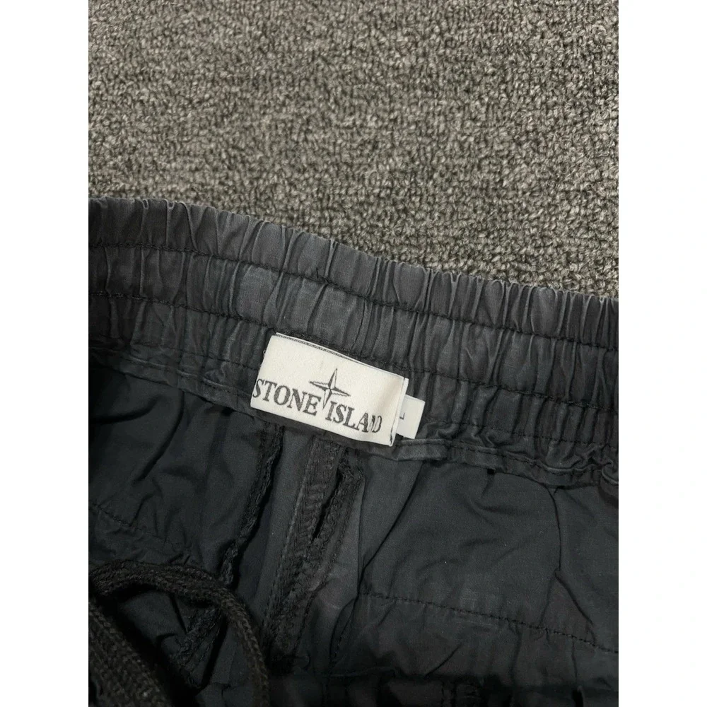 Stone Island Cargo‎ Pants Joggers Men's Large Gray Drawstrings Cotton Utility
